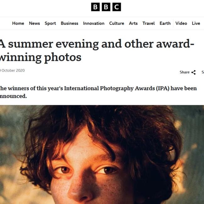 Press Release & Distribution: IPA International Photography Awards 2020 Winners Unveiled - Global Coverage Secured (BBC, Forbes, Vanity Fair, and More)