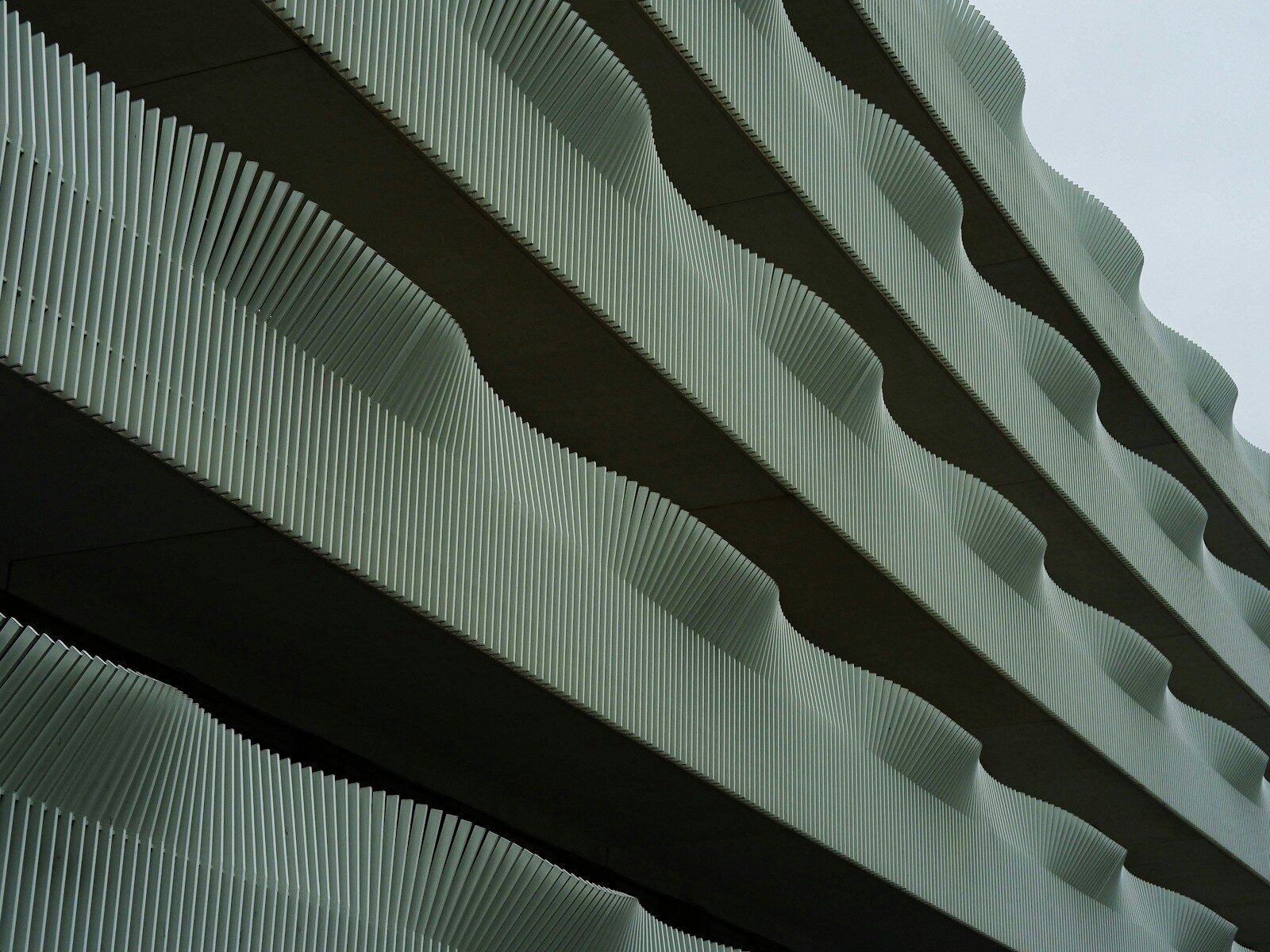 a close up of the side of a building